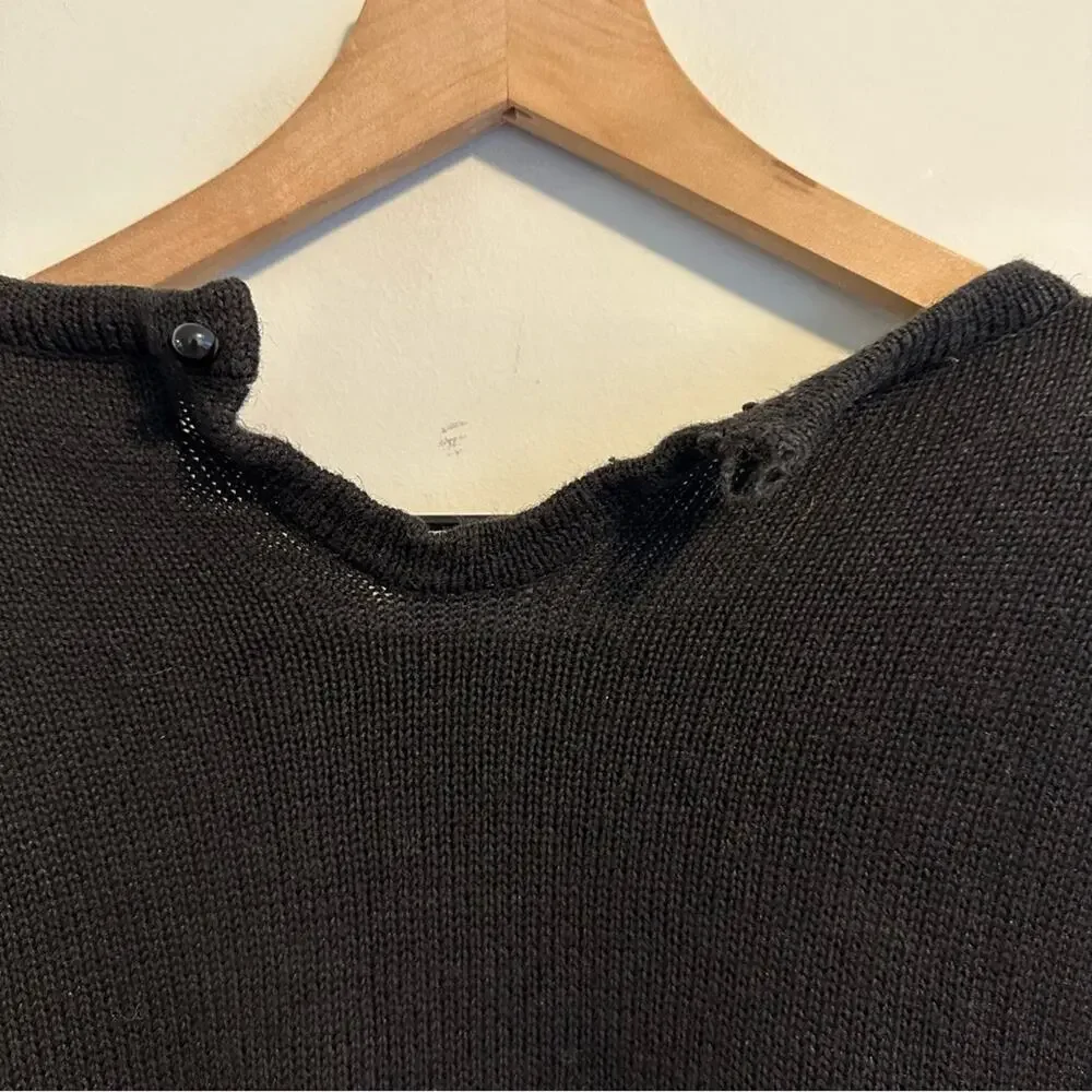 Vintage Lindsay Blake Black Sequin Sweater Medium